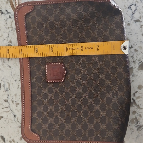 Celine Brown And Tan Clutch - Picture 14 of 15